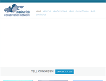 Tablet Screenshot of conservefish.org